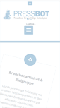 Mobile Screenshot of pressbot.net